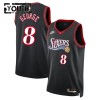Camiseta Niños NBA Philadelphia 76ers Paul George 2025-26 Nike Classic Edition Negro Swingman